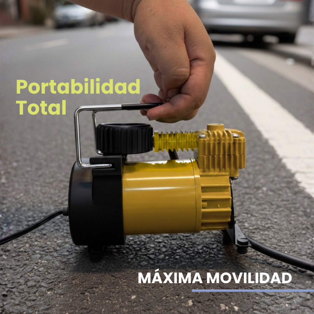 Compresor de Aire Automotriz, Portátil Premium.