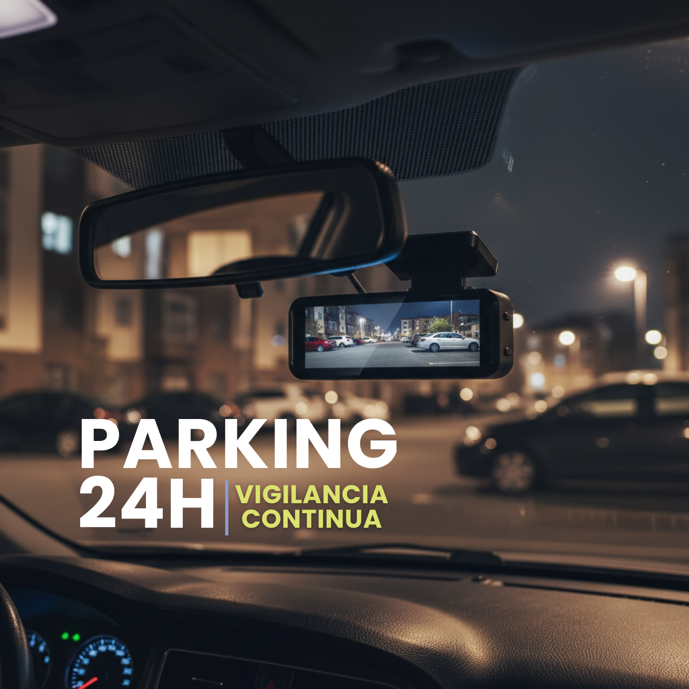 Cámara Inteligente Frontal de Seguridad Vehicular 4k Ultra HD Super Night Vision (1 canal)