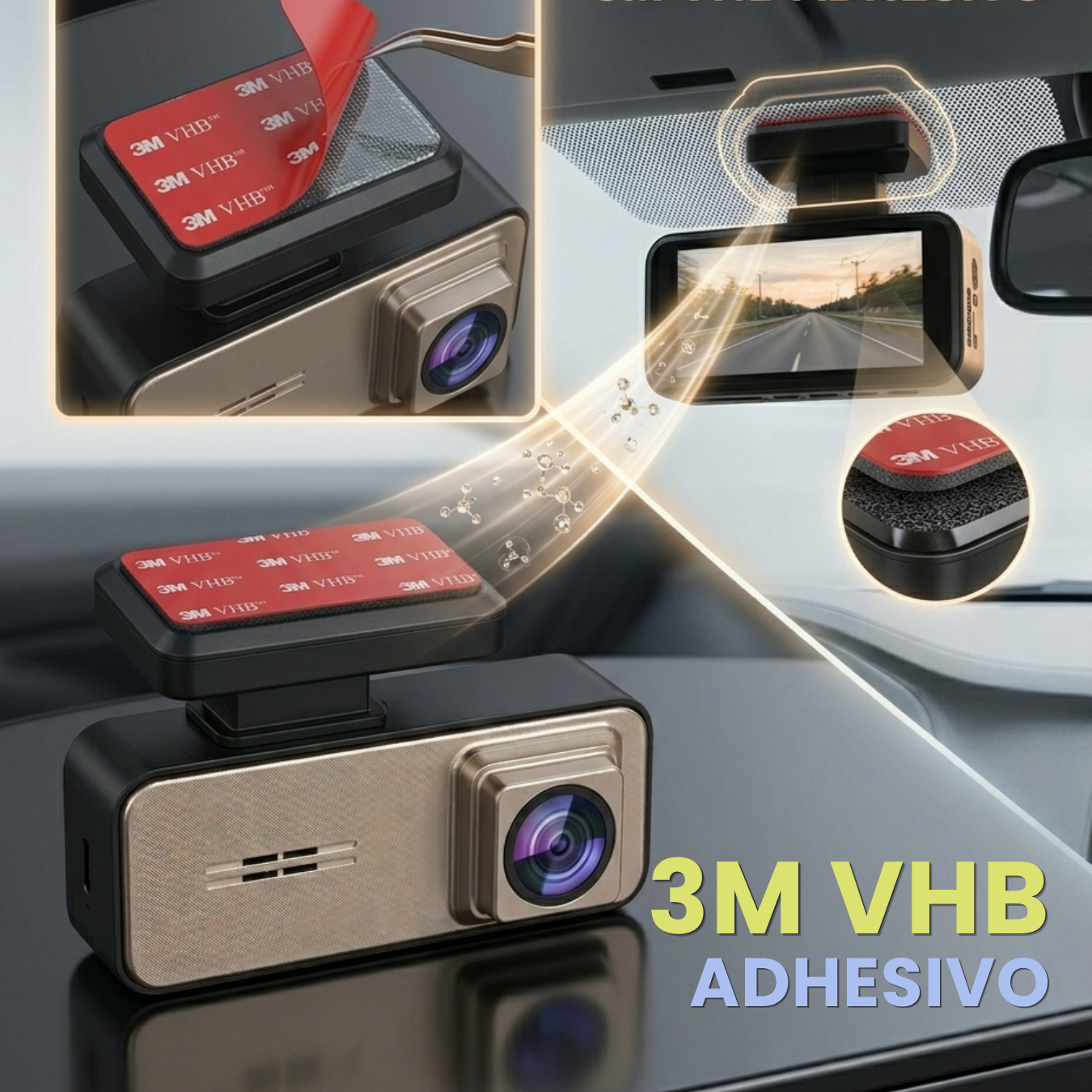 Cámara Inteligente Frontal de Seguridad Vehicular 4k Ultra HD Super Night Vision (1 canal)